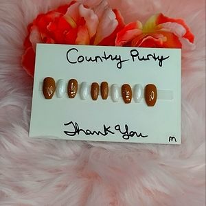 Custom press on nails size medium